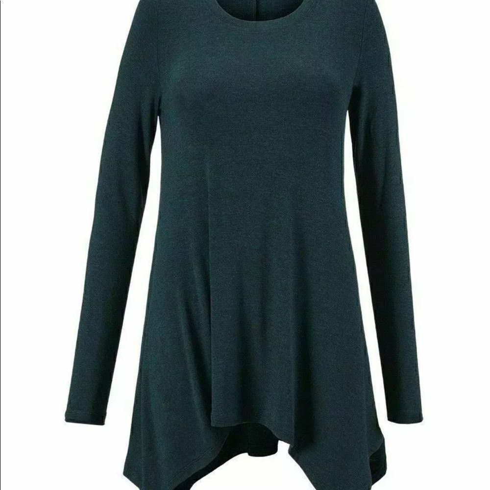 Cabi | Halftime Green Tunic Long Sleeve #3498 | M